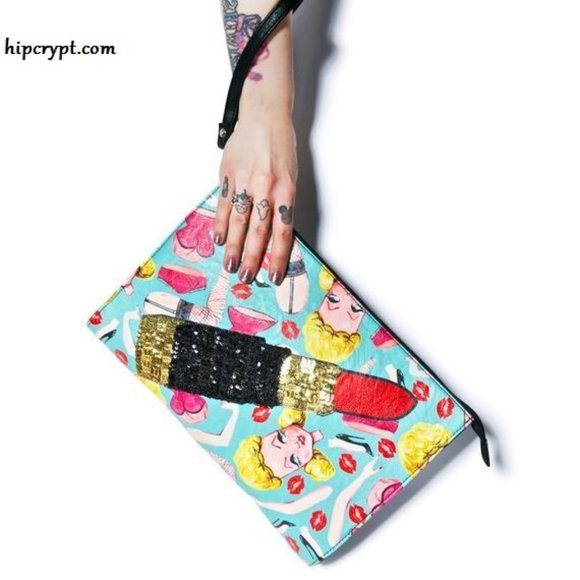 Iron Fist Handbags - Doll Parts Clutch